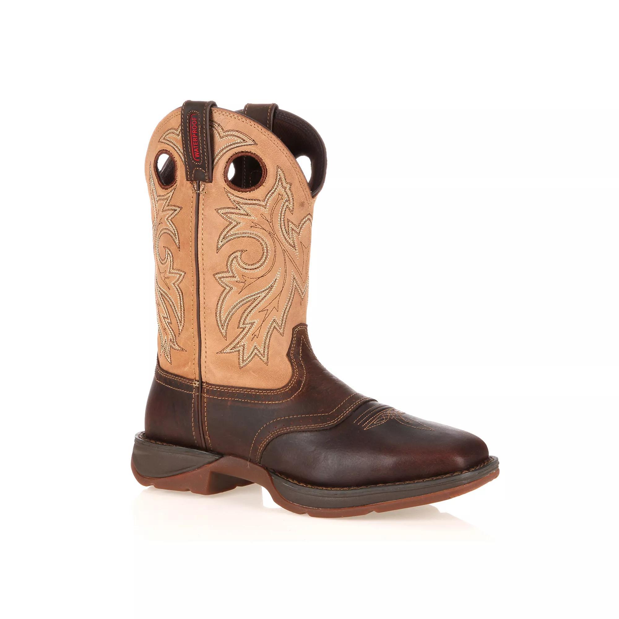 Durango Rebel Men's Waterproof Steel-Toe Western Boots, Size: 9.5 Wide, Brown Product Image