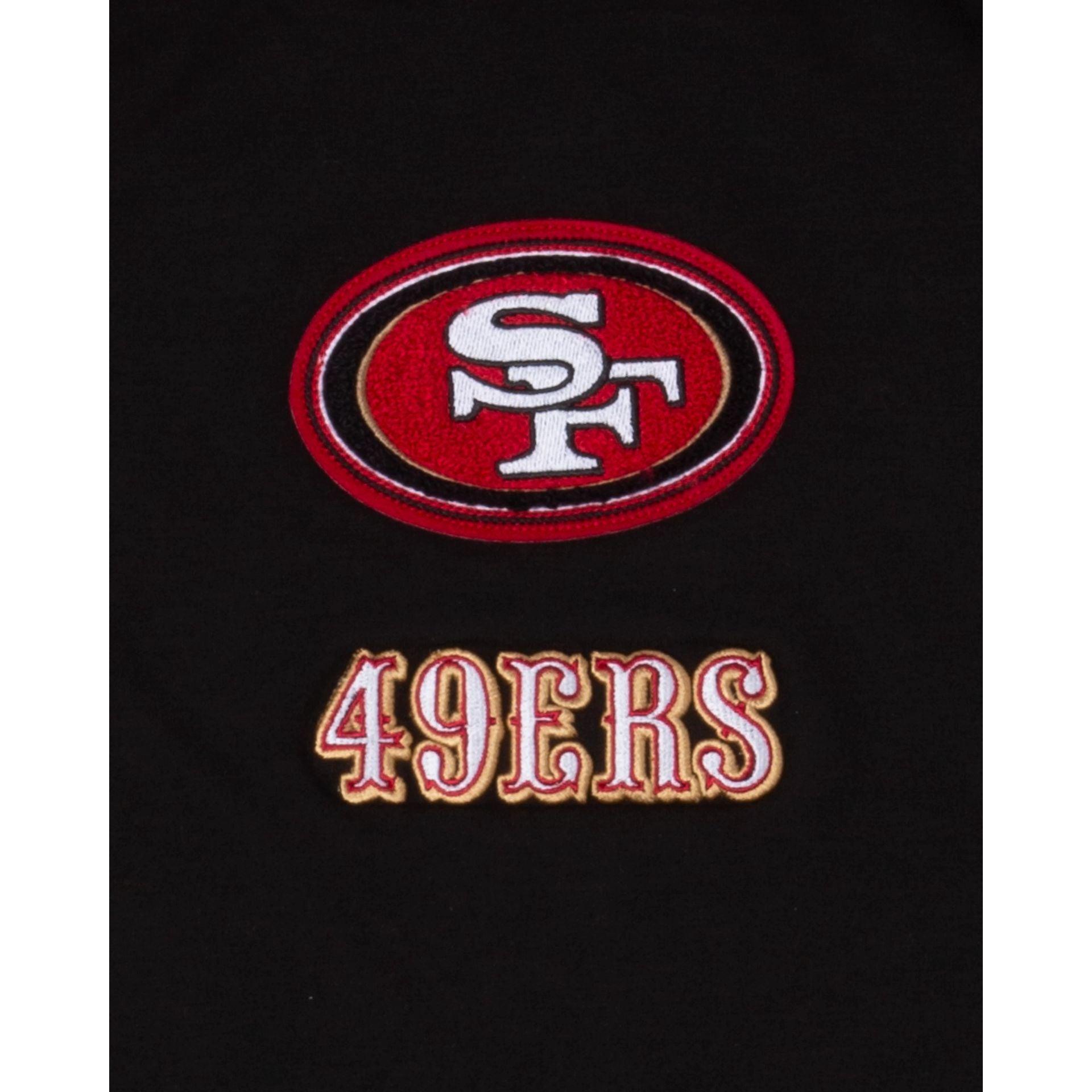 San Francisco 49ers Logo Select Black Hoodie Male Product Image