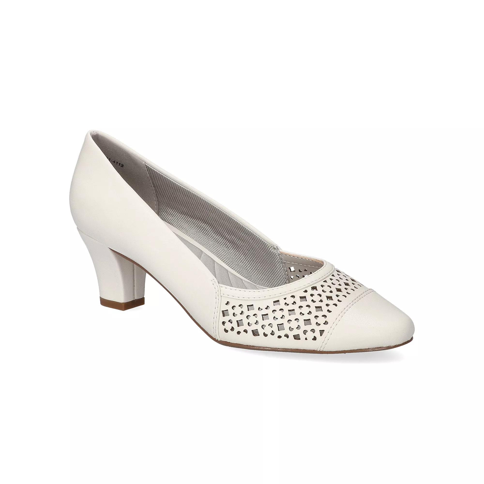 Easy Street Neva Women's Comfort Pumps, Size: 10 Wide, White Product Image