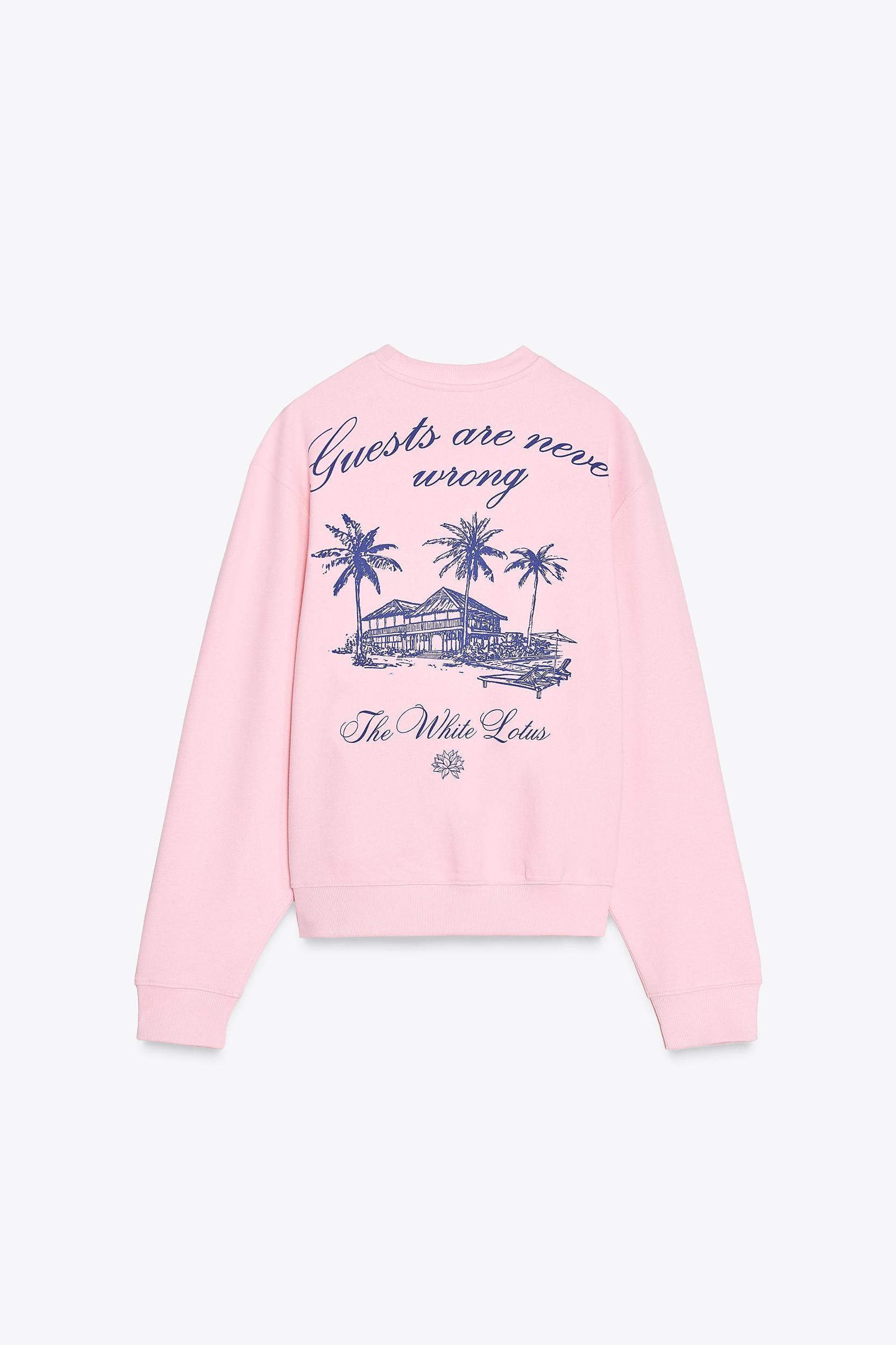 THE WHITE LOTUS FLEECE SWEATSHIRT Product Image