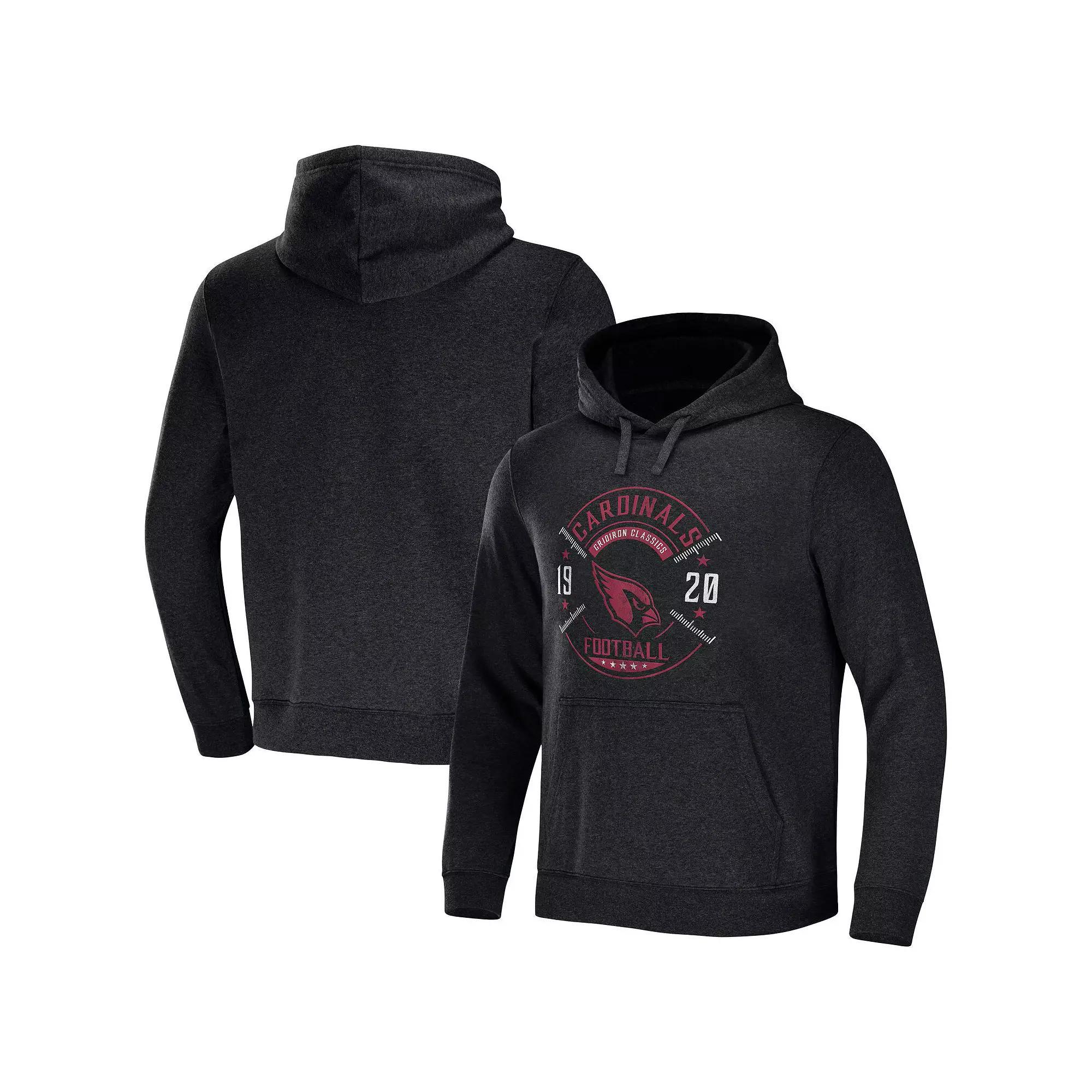 Men's NFL x Darius Rucker Collection by Fanatics Heather Charcoal Arizona Cardinals Radar Pullover Hoodie, Size: XL Product Image