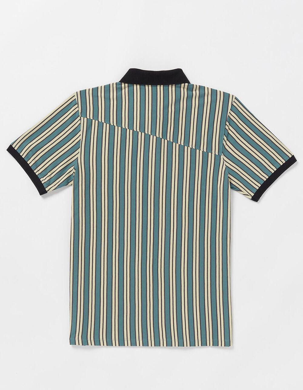 VOLCOM Striker Stone Mens Polo Shirt - BLUE COMBO Product Image