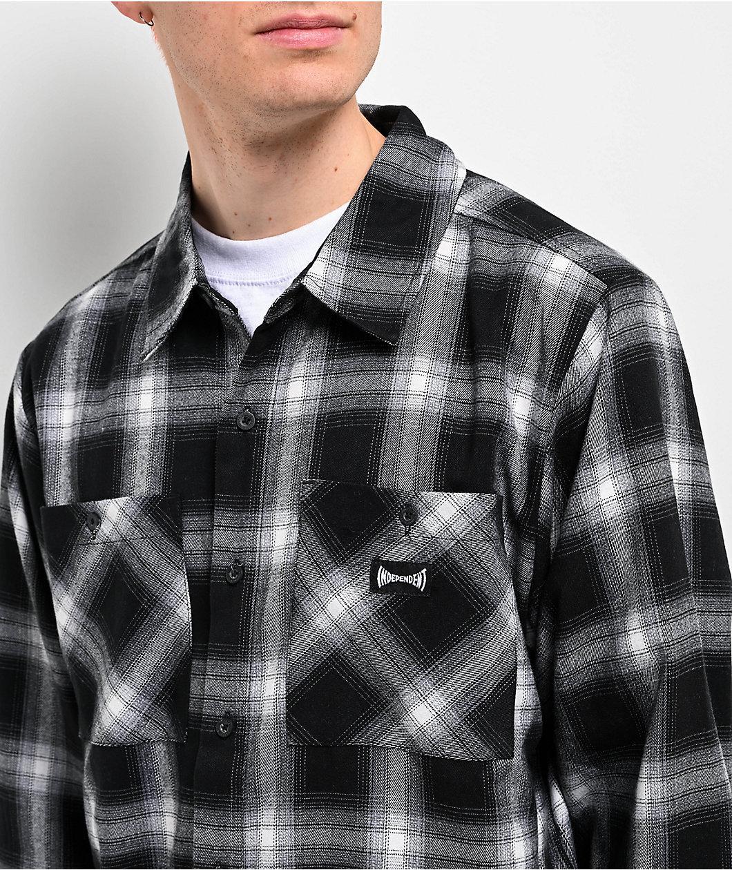 Independent Legacy Black & White Flannel Shirt Product Image