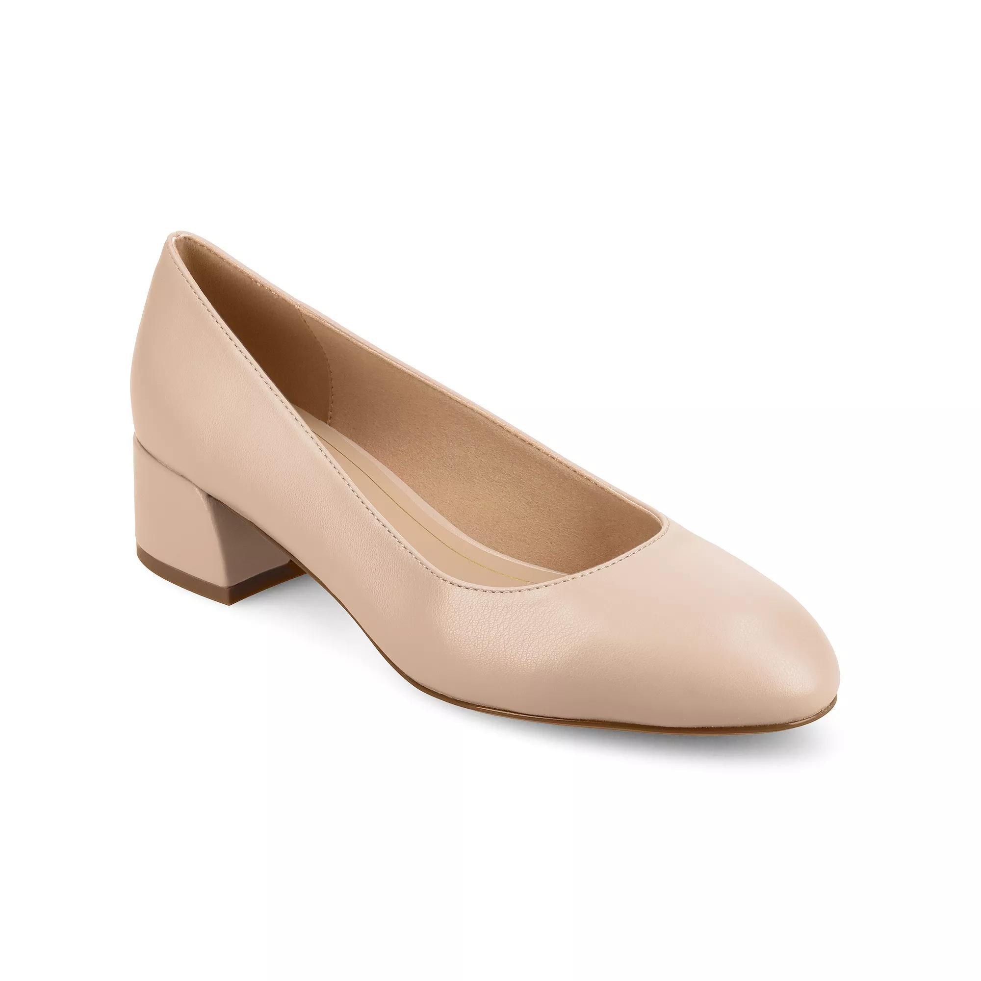 Journee Medium and Wide Width Saarii Womens Slip-On Block Heel Pumps Product Image