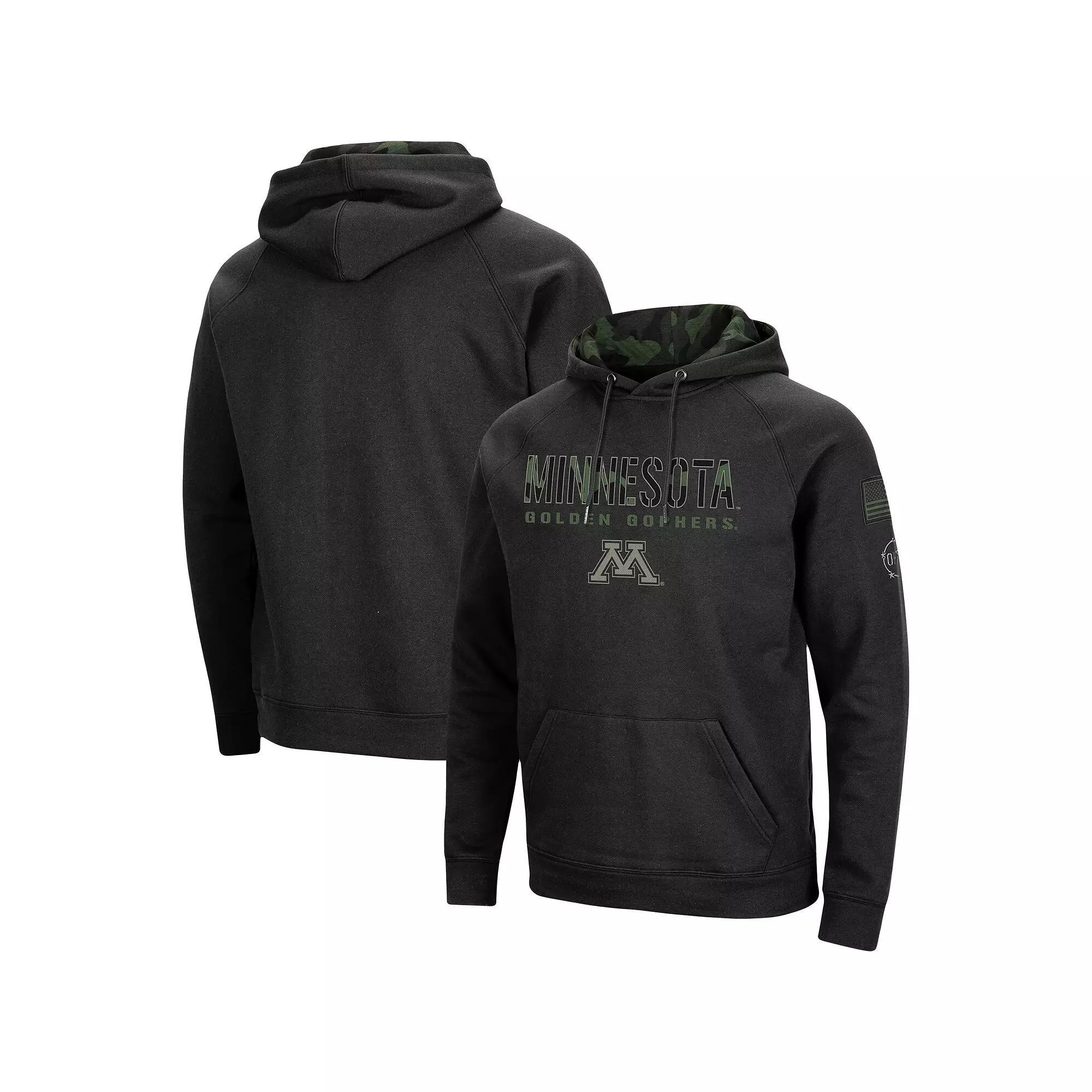 Mens Colosseum Minnesota Golden Gophers OHT Big & Tall Raglan Pullover Hoodie Product Image