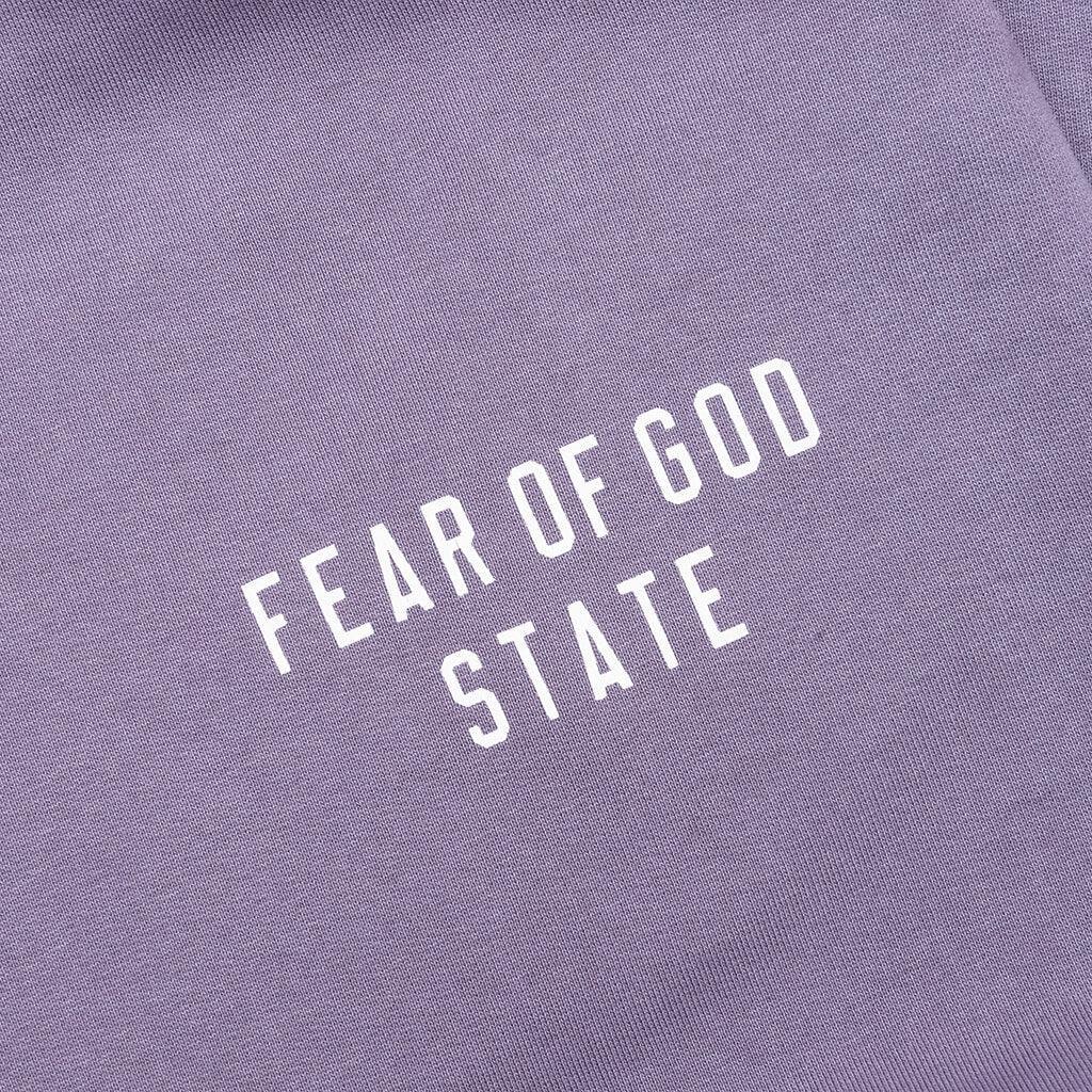 Heavy Fleece Relaxed Sweatpant - Lavender Male Product Image