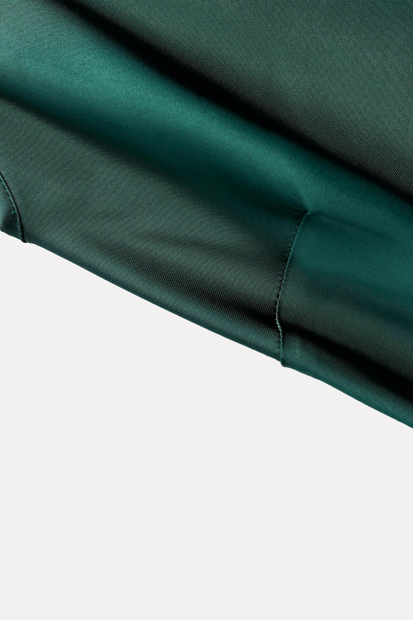 SLIT SATIN EFFECT DRESS ZW COLLECTION Product Image