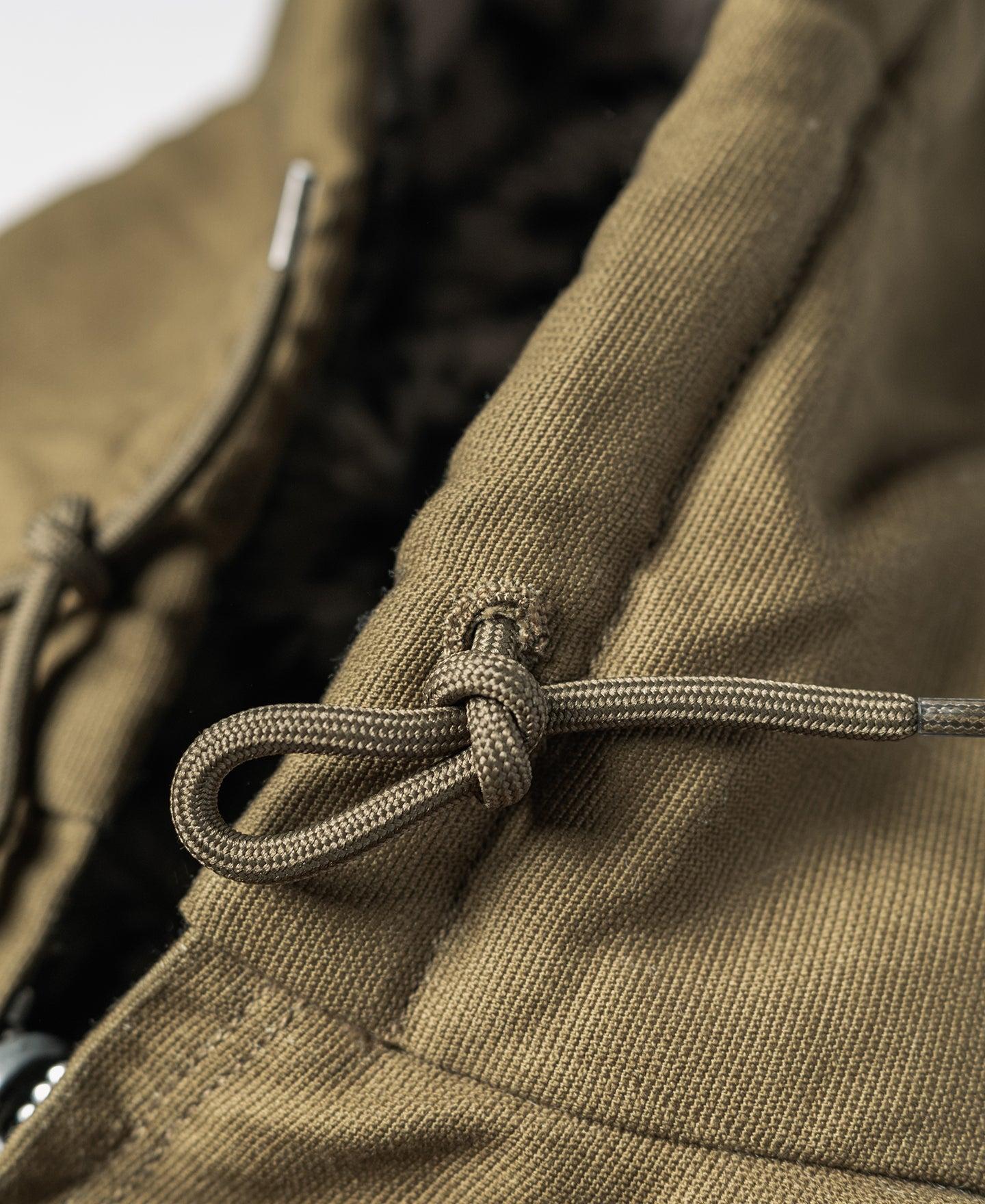 Leopard Print Reversible Deck Jacket - Khaki Product Image
