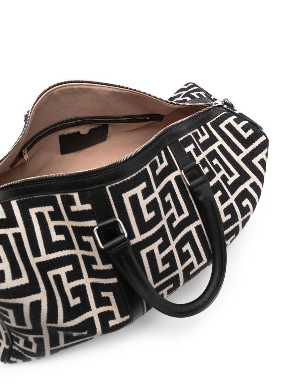 Voyage monogram-jacquard duffle bag Product Image