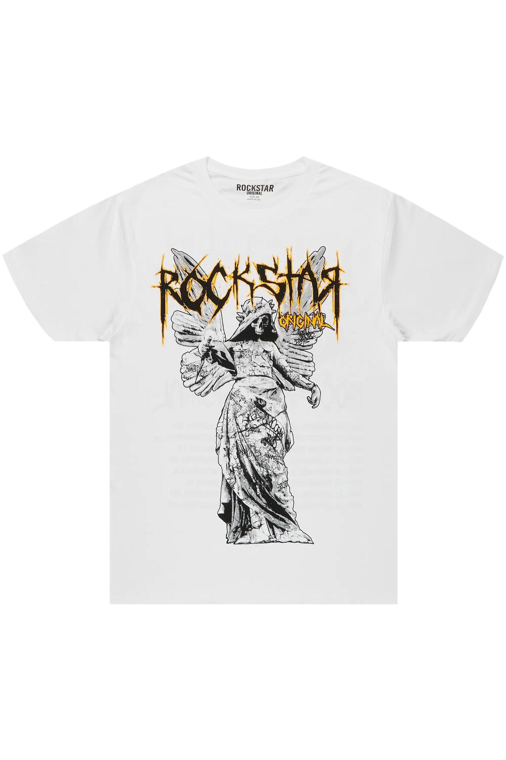 Mathias White Graphic T-Shirt Male Product Image
