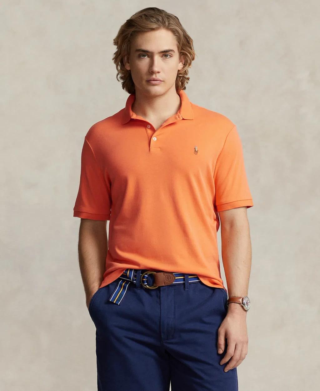 Polo Ralph Lauren Classic Fit Soft Cotton Polo Shirt Product Image