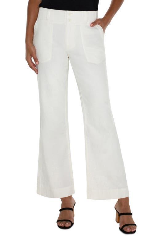 Liverpool Los Angeles Hannah Flare Utility Detail Mid-Rise Lofty Soft Denim Jean 30 (Soft ) Women's Jeans Product Image