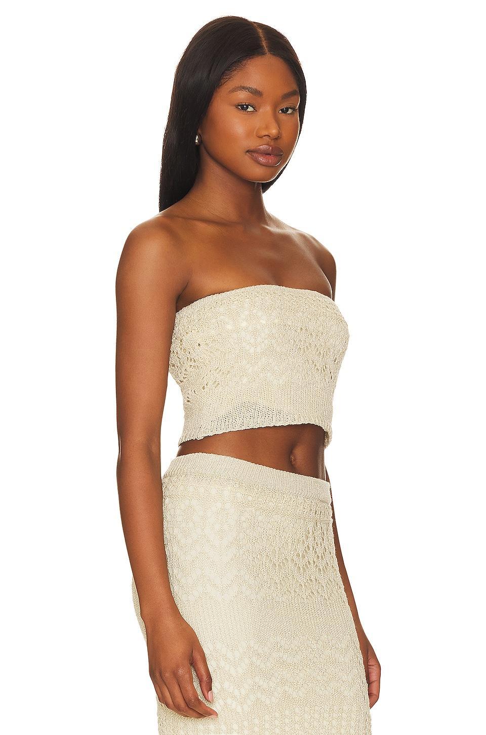 x REVOLVE Strapless Crochet Top SNDYS Product Image