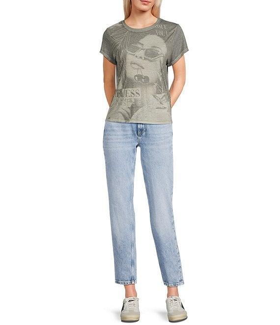 Guess Summer Vibes Short Sleeve Burnout T-Shirt Product Image