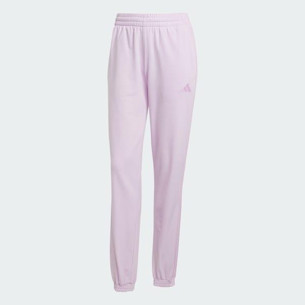 adidas Tricot 3-Stripes Track Pants Ice Lavender L Womens Product Image