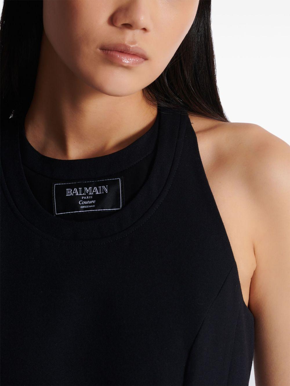 logo-patch mini dress Product Image