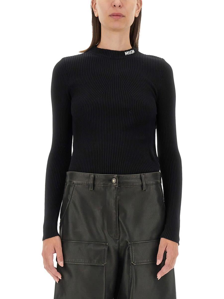 MSGM Sweaters In Black Product Image