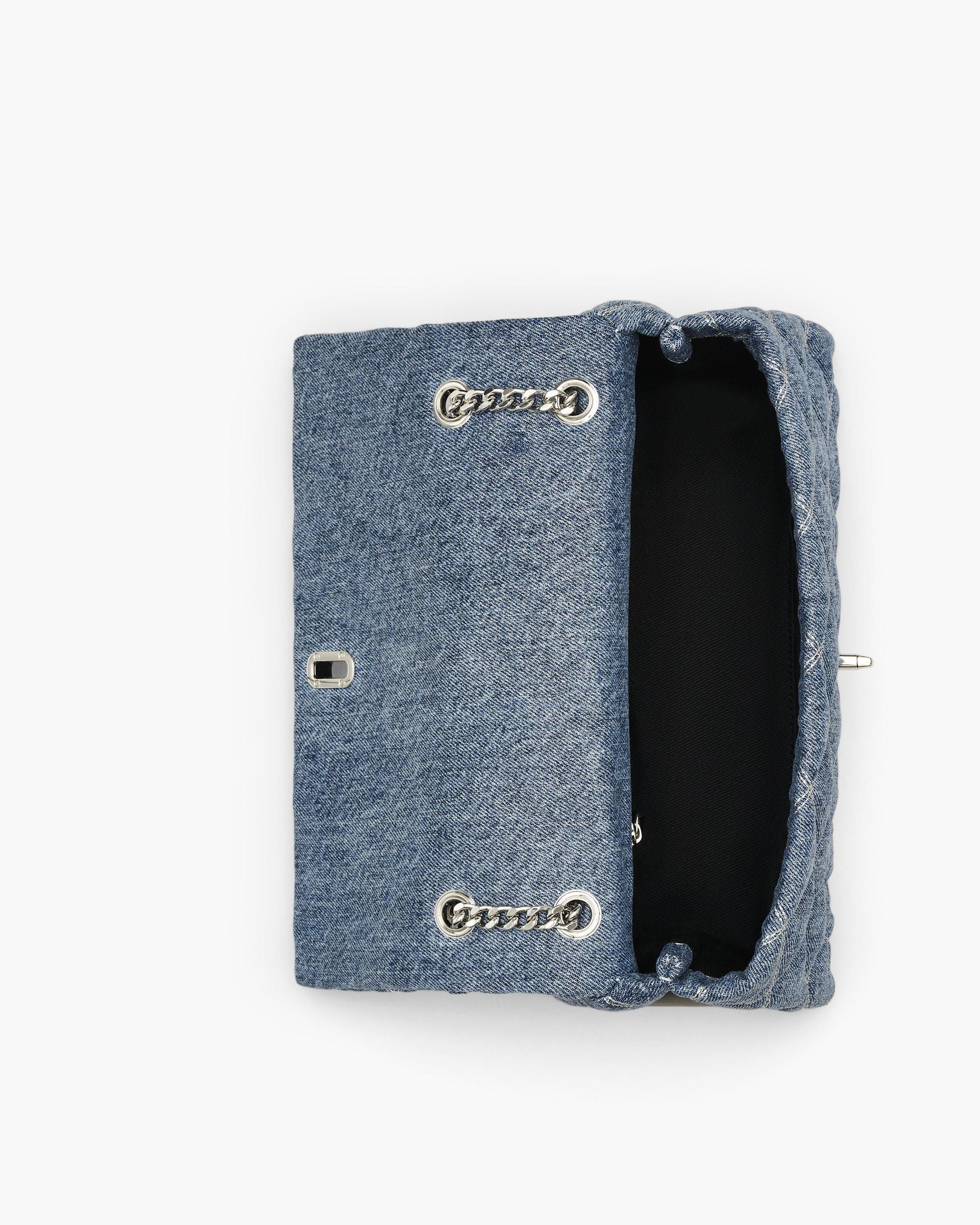 The Quilted Denim Dual Convertible Shoulder Bag Product Image