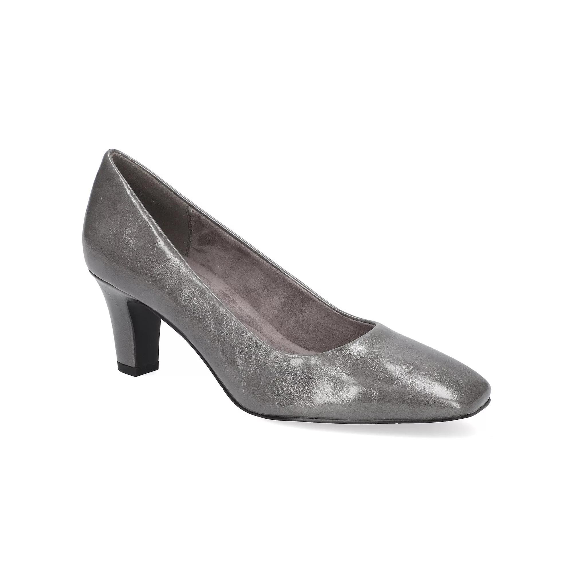 Easy Street Poet Women's Square Toe Pumps, Size: 7.5, Black Crinkled Patent Product Image