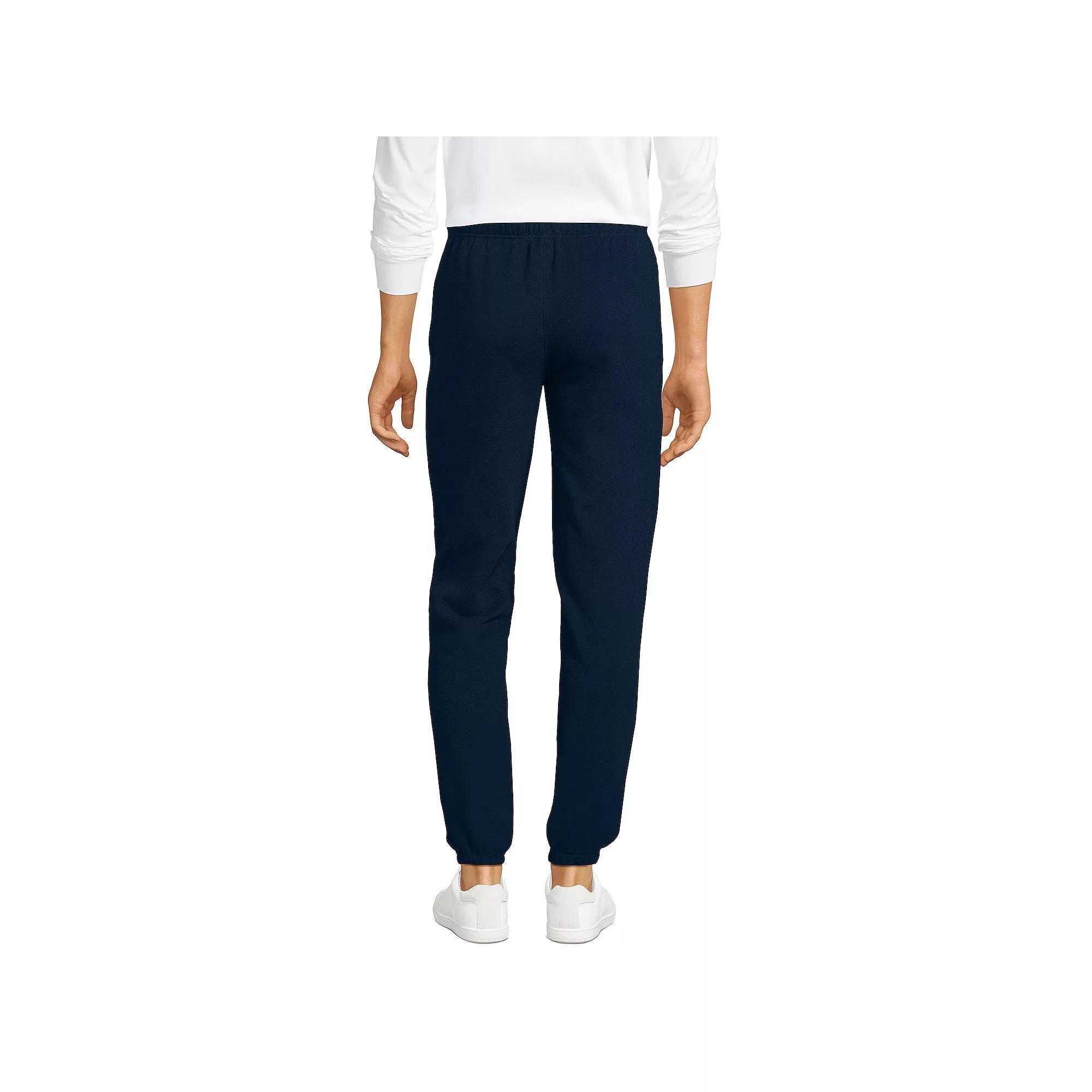 Men's Lands' End Serious Sweats Drawstring Sweatpants, Size: Large, Evening Blue Product Image