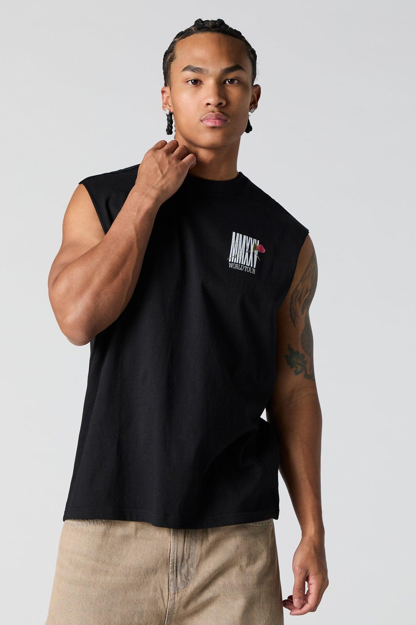 MMXXV World Tour Graphic Muscle Tank Male Product Image