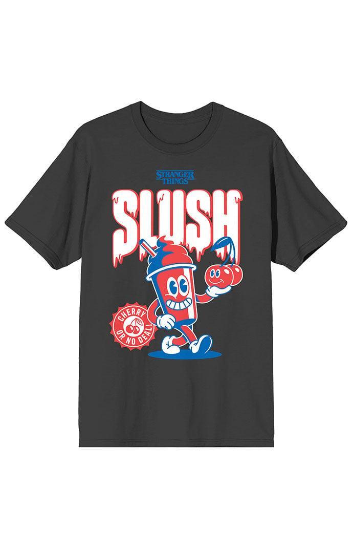 Men's Stranger Things Cherry Slush Graphic Tee, Size: Large, Gray Product Image
