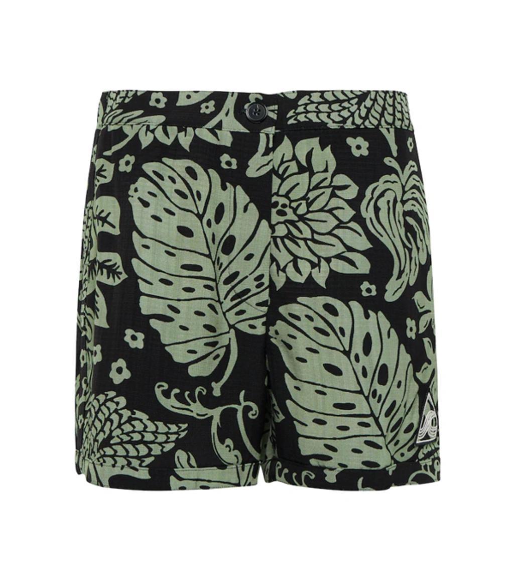 JIL SANDER Printed Shorts In Open Green Product Image