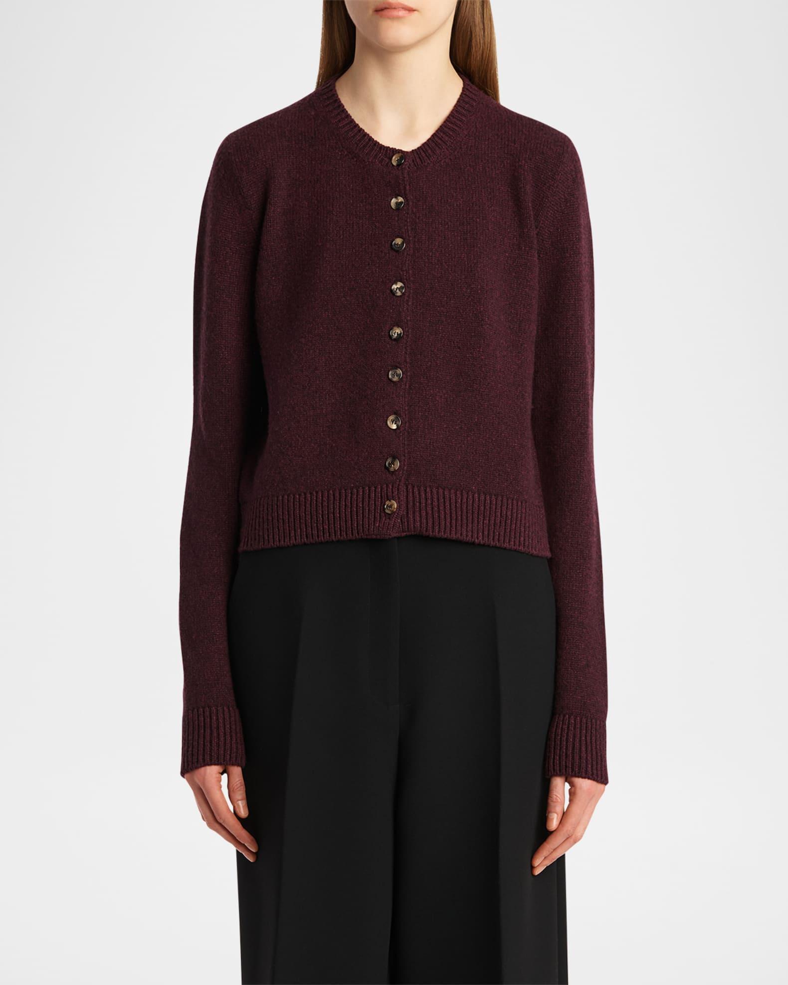 Everheart Cashmere Crewneck Cardigan Product Image