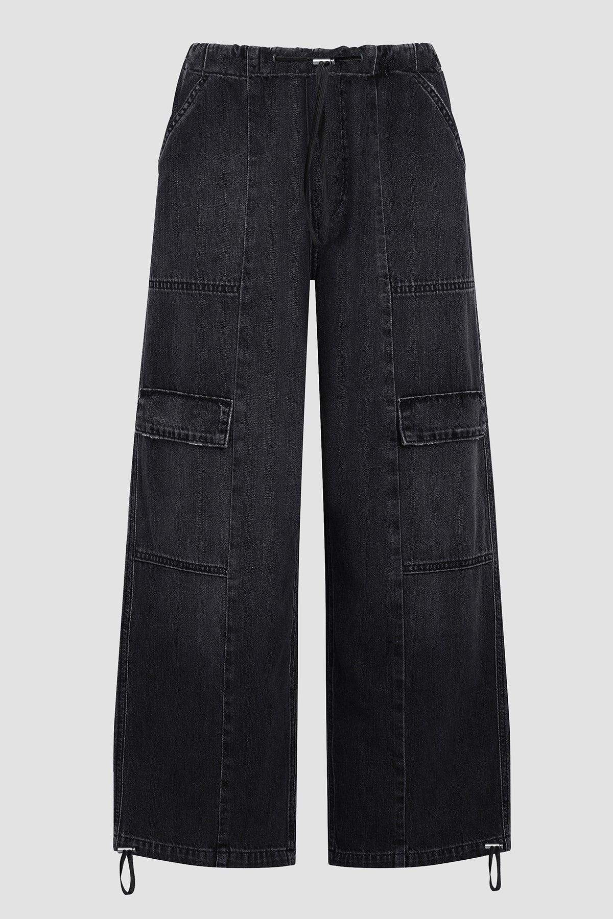 Drawstring Parachute Pant Female Product Image