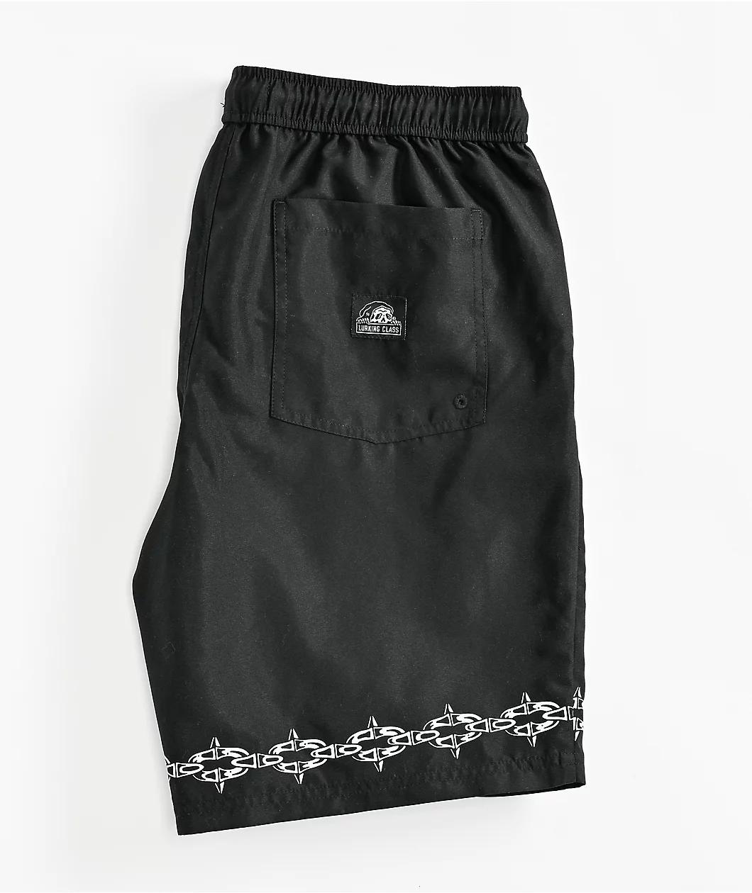Lurking Class by Sketchy Tank Hotbox Hanya Black Board Shorts Product Image