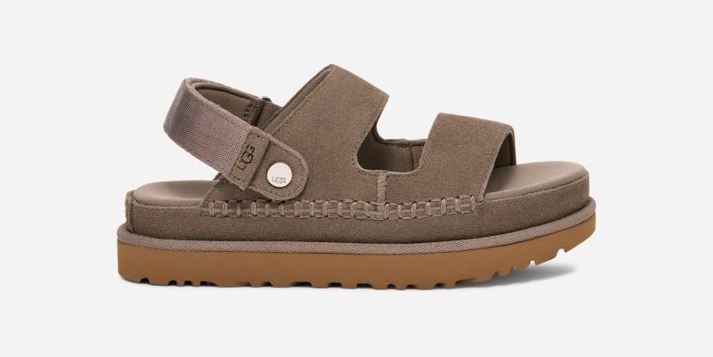 UGG Womens Goldenstar Glide Suede Sandals Product Image