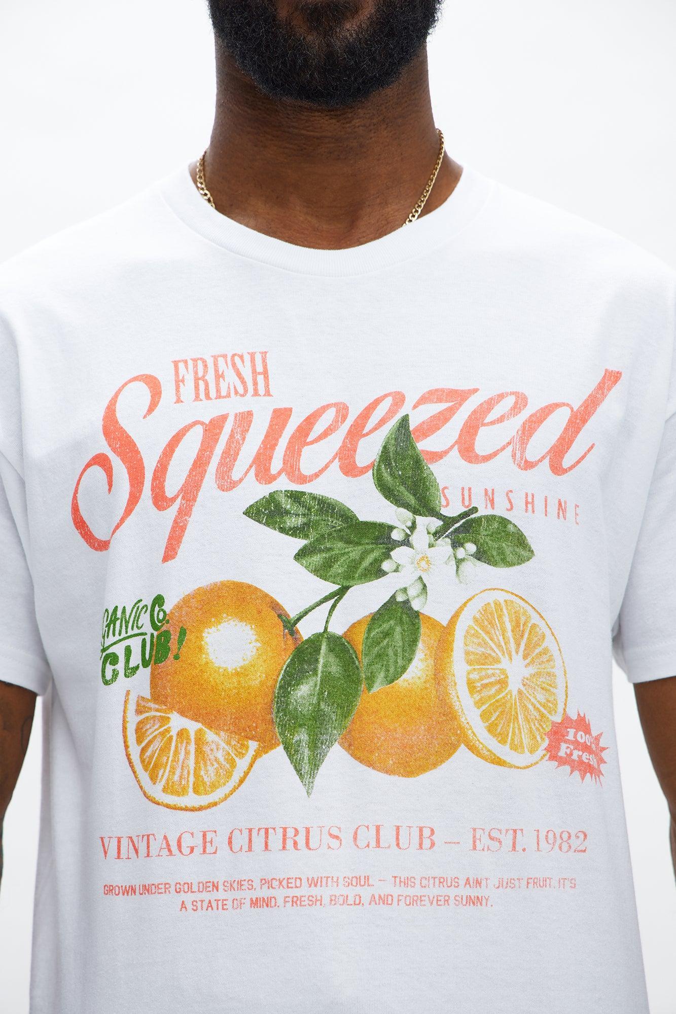 Fresh Squeezed Short Sleeve Tee - White Product Image