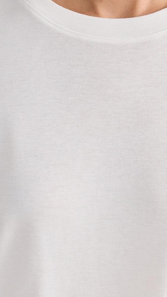 Vince Relaxed Long Sleeve Cropped Crew Tee | Shopbop Product Image