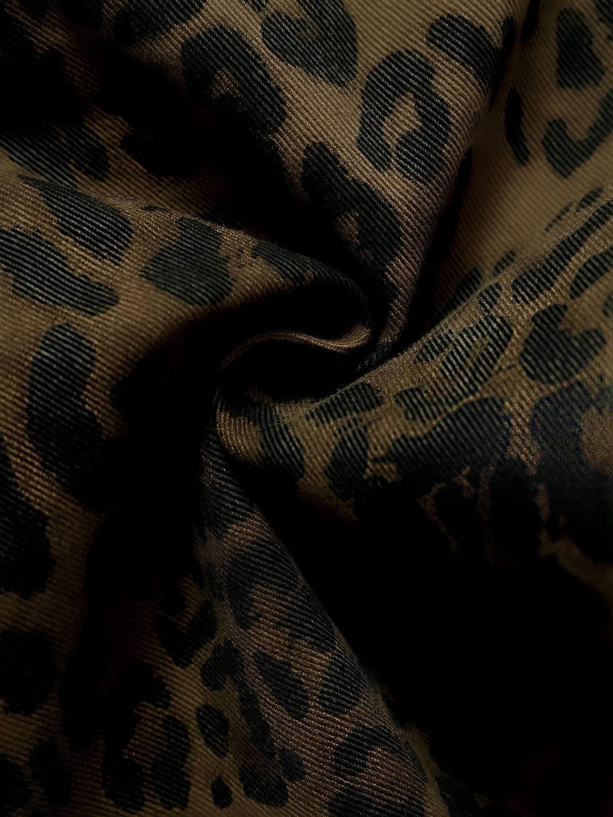 Aelfric Eden Leopard Print Jeans Product Image