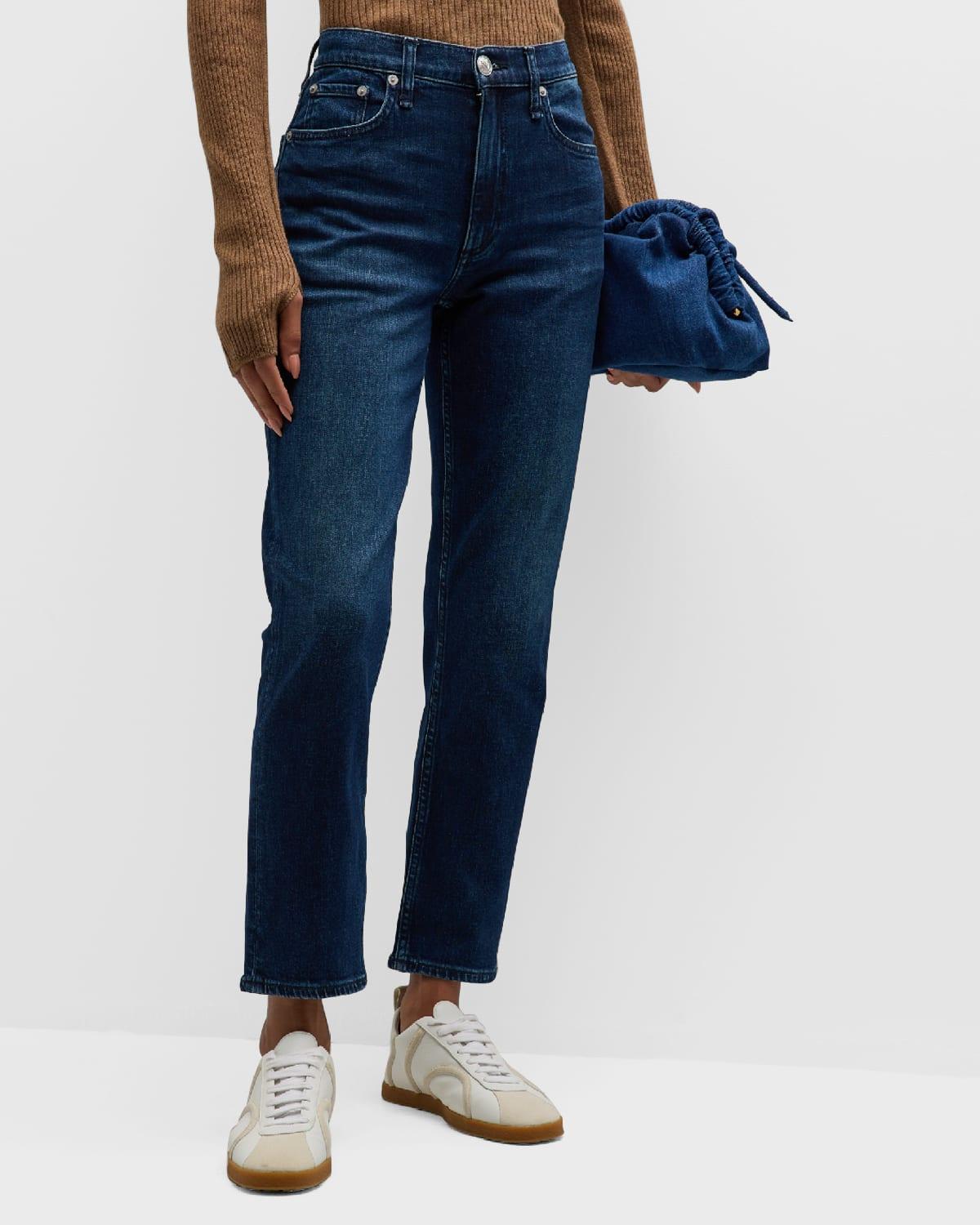 rag & bone Wren High Rise Ankle Slim Jeans in Ella Product Image