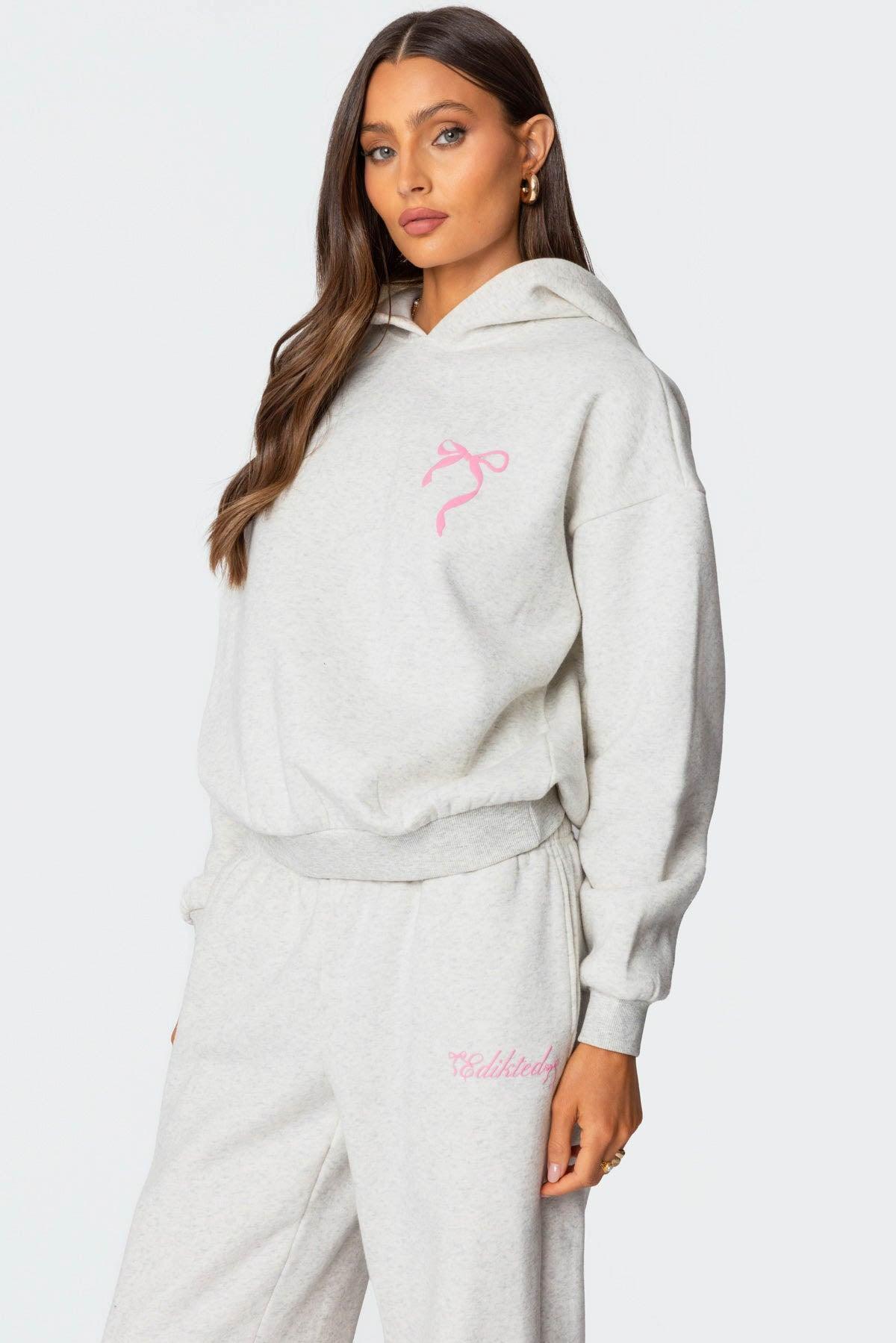 Sasha Bow Detail Hoodie Product Image