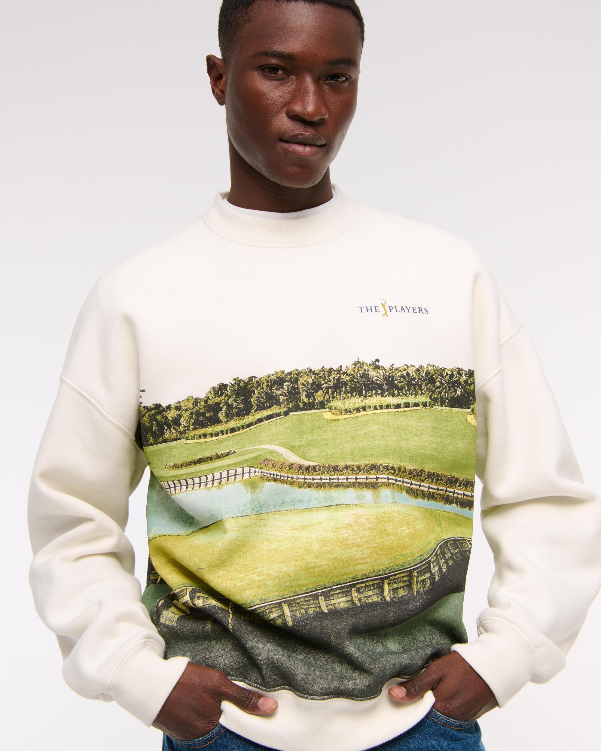 Golf Graphic Crew Sweatshirt Product Image