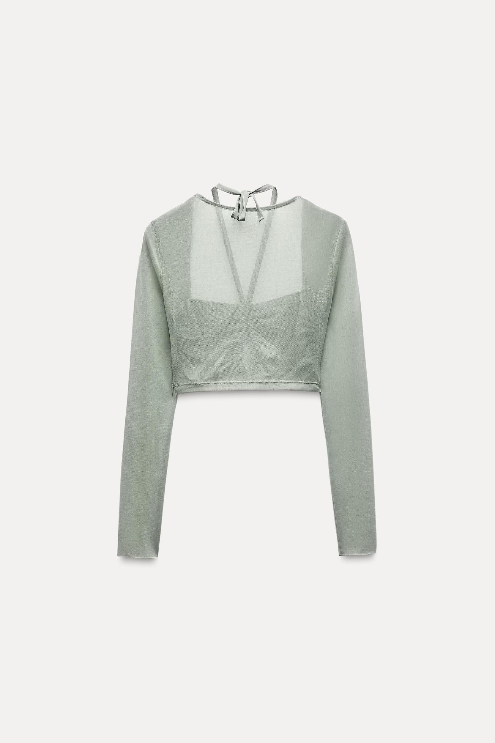 TULLE CROP TOP Product Image