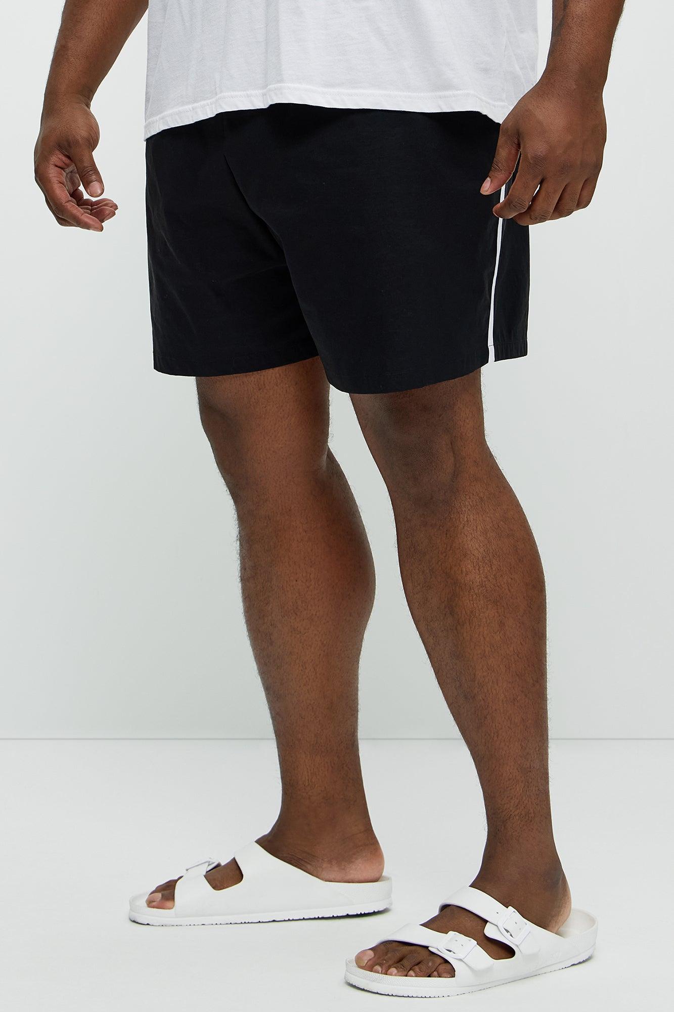 Side Taping Swim Classic Trunk - Black Product Image