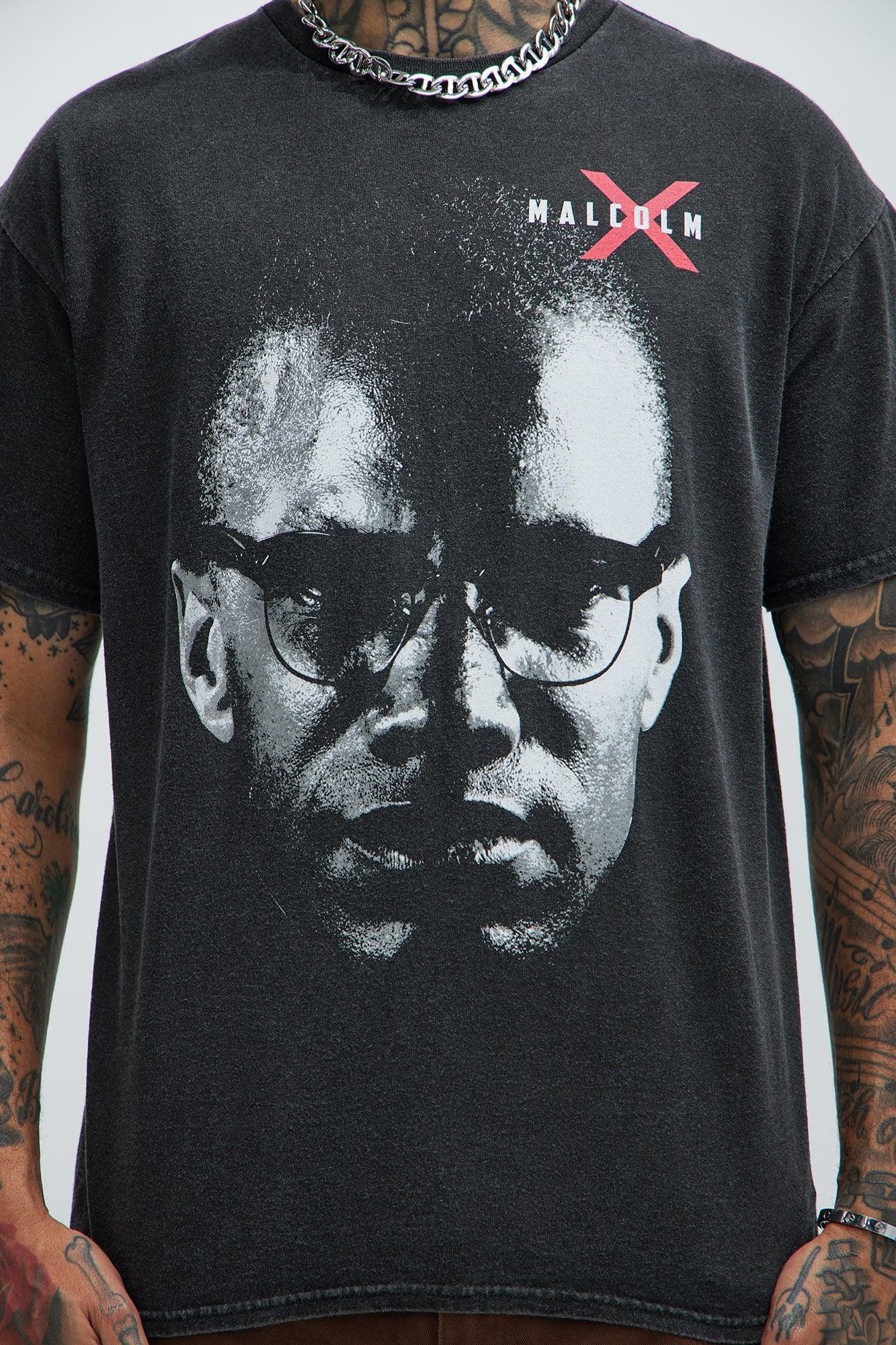 Malcolm X Education Is The Passport To The Future Short Sleeve Tee - Black Product Image