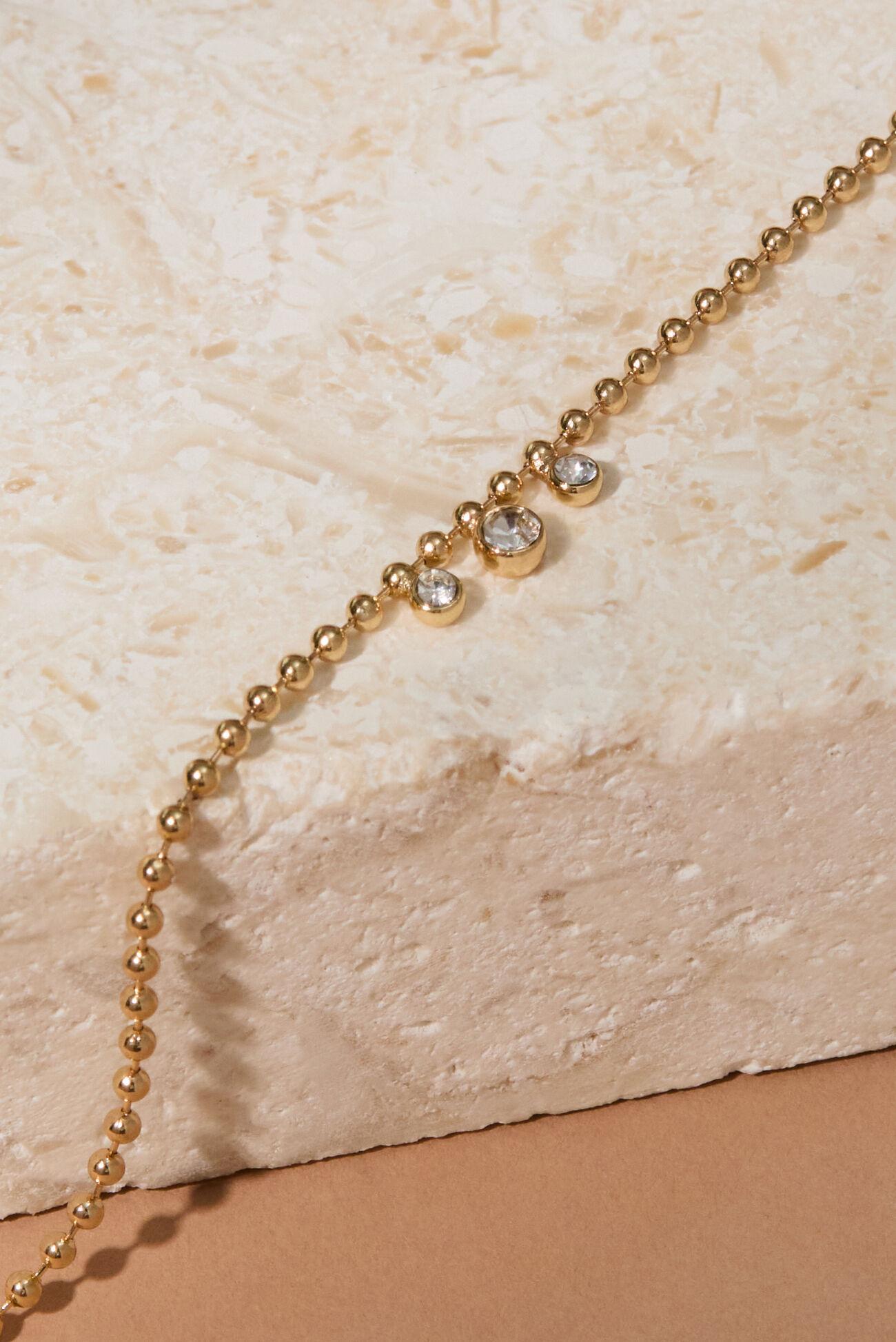 Triple Glow Ball Chain Necklace Product Image