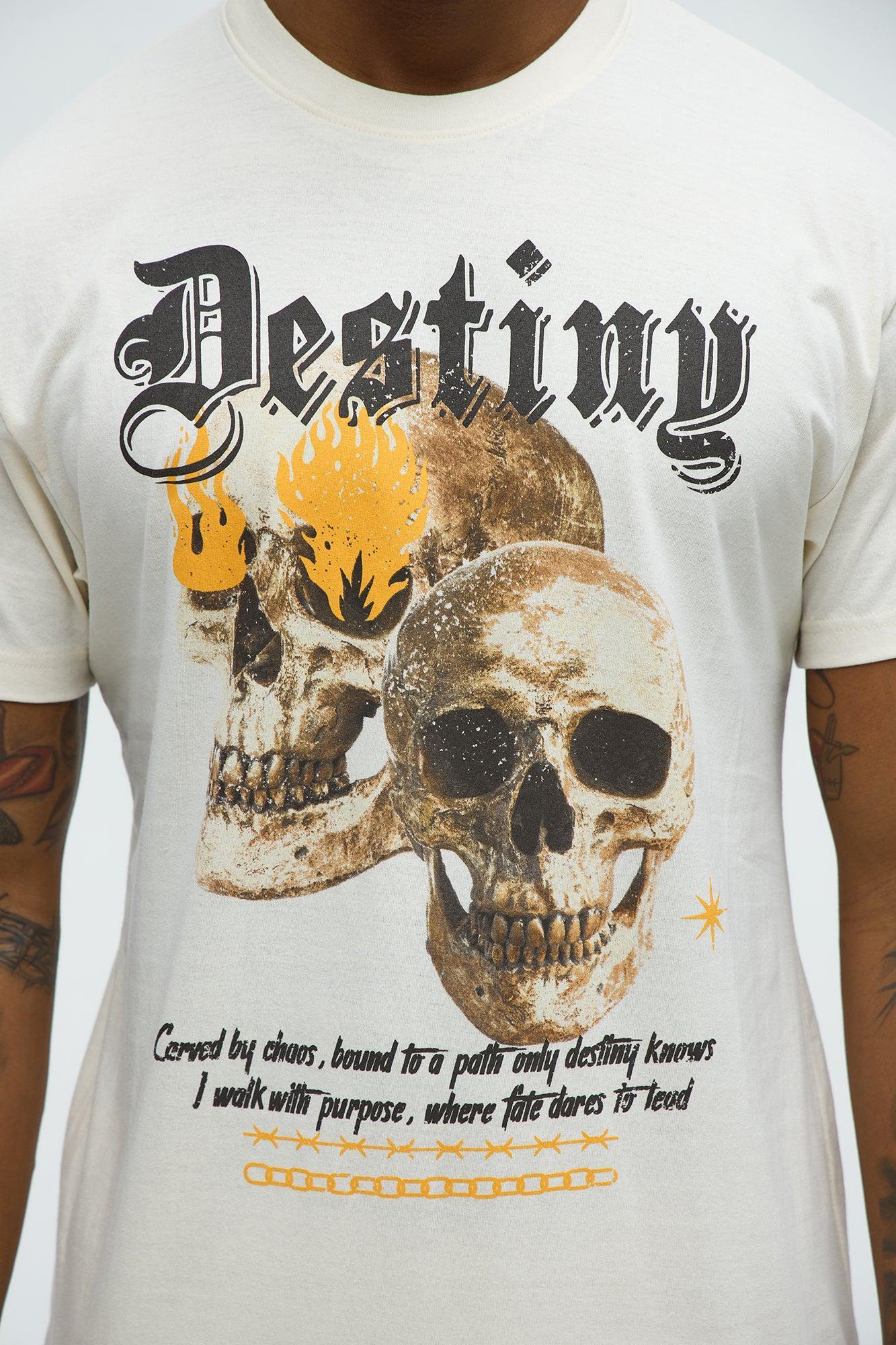 Can't Escape Destiny Short Sleeve Tee - Natural Product Image