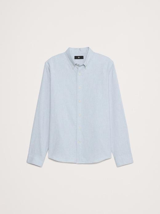 Standard-Fit Cotton Flannel Shirt Product Image