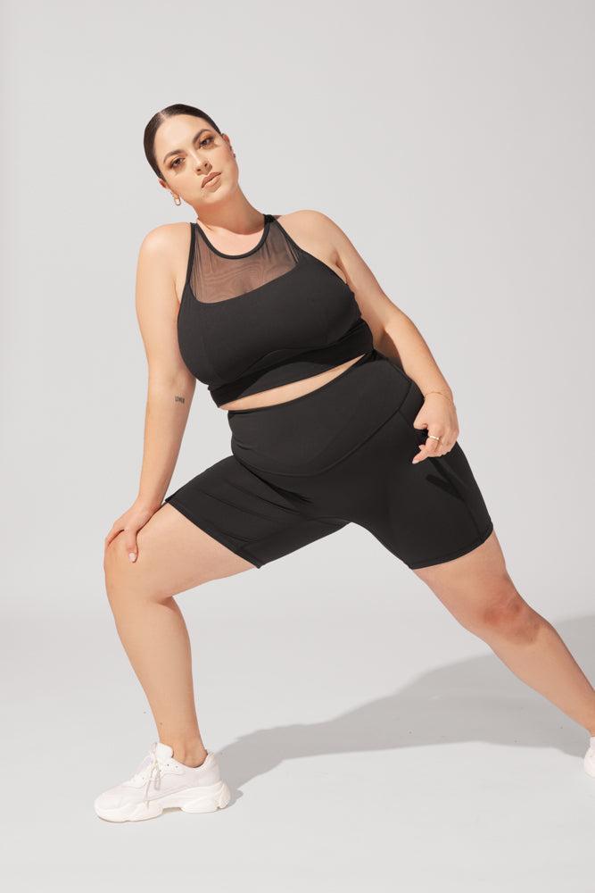 Supersculpt™ Biker Short with Pockets - Black Product Image