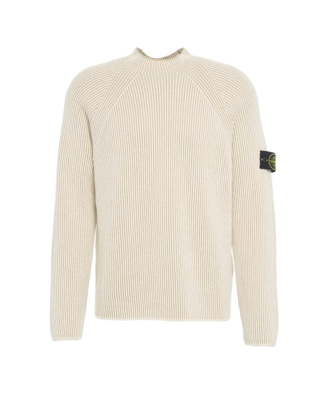 Ribbed sweater with logo Product Image