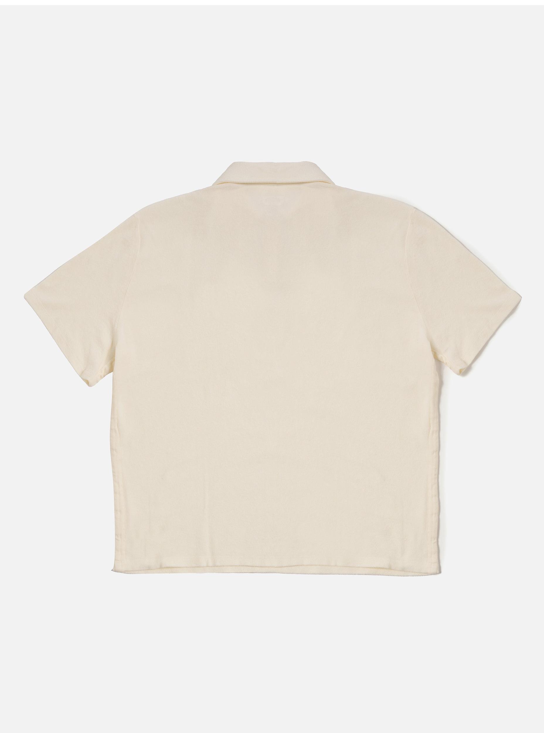Ecru Light Weight Terry Newlyn Polo Product Image