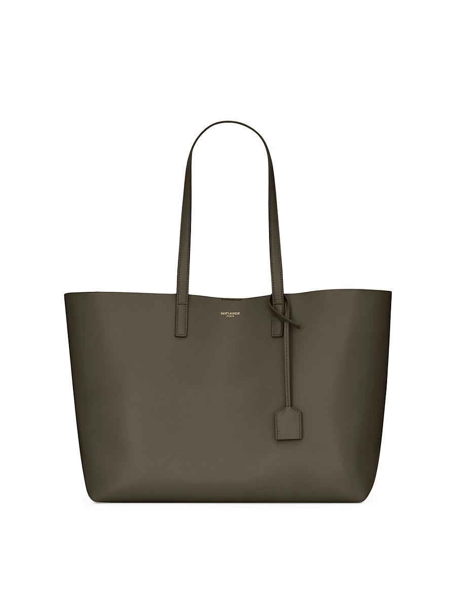 Womens Shopping Saint Laurent Tote Bag in Leather Product Image