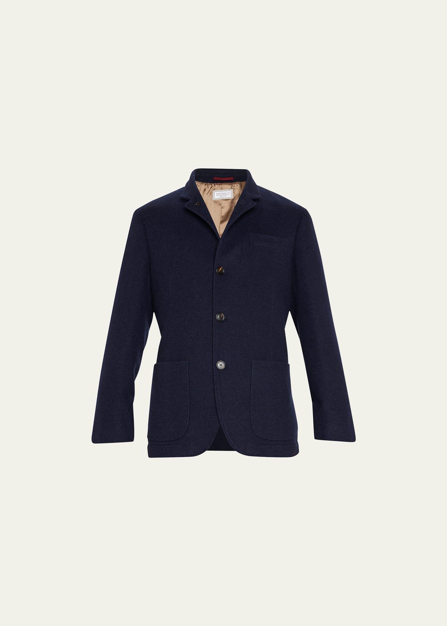 Mens Cashmere Blazer Coat Product Image