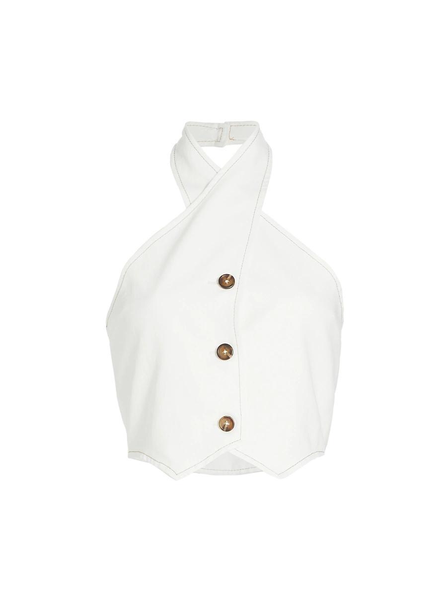Womens Carly Halter Vest Product Image