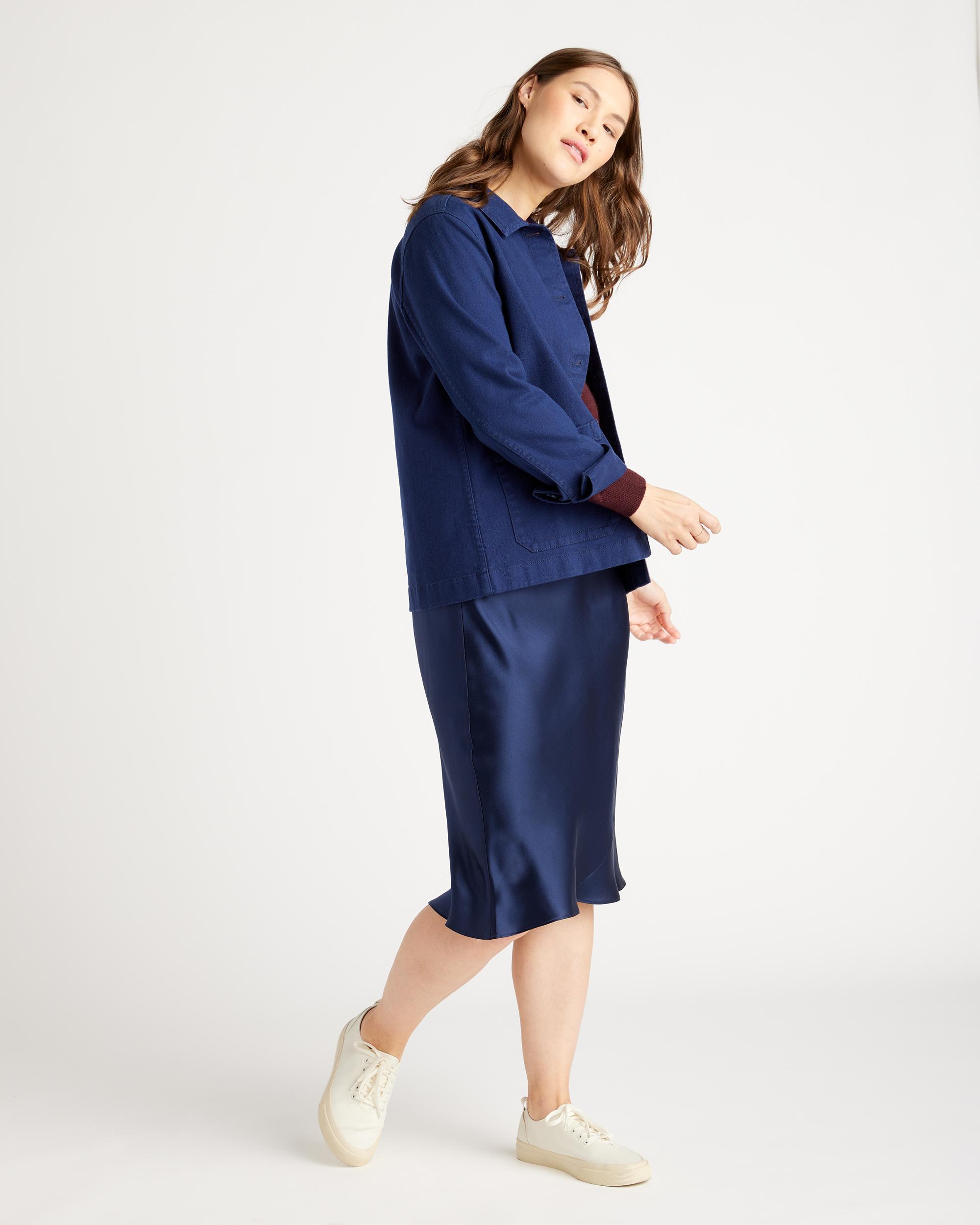 Quince | Women's Organic Comfort Stretch Chore Jacket Spandex, Size XS, Organic Cotton Product Image